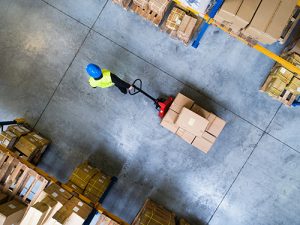 Temperature and humidity monitoring for warehouses and product